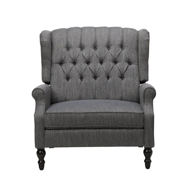 One And Half Seater Recliner , Adjustable Oversized Recliner with Wingback