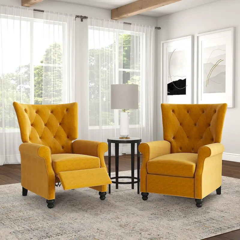 The Recliner , Modern Wingback Chair