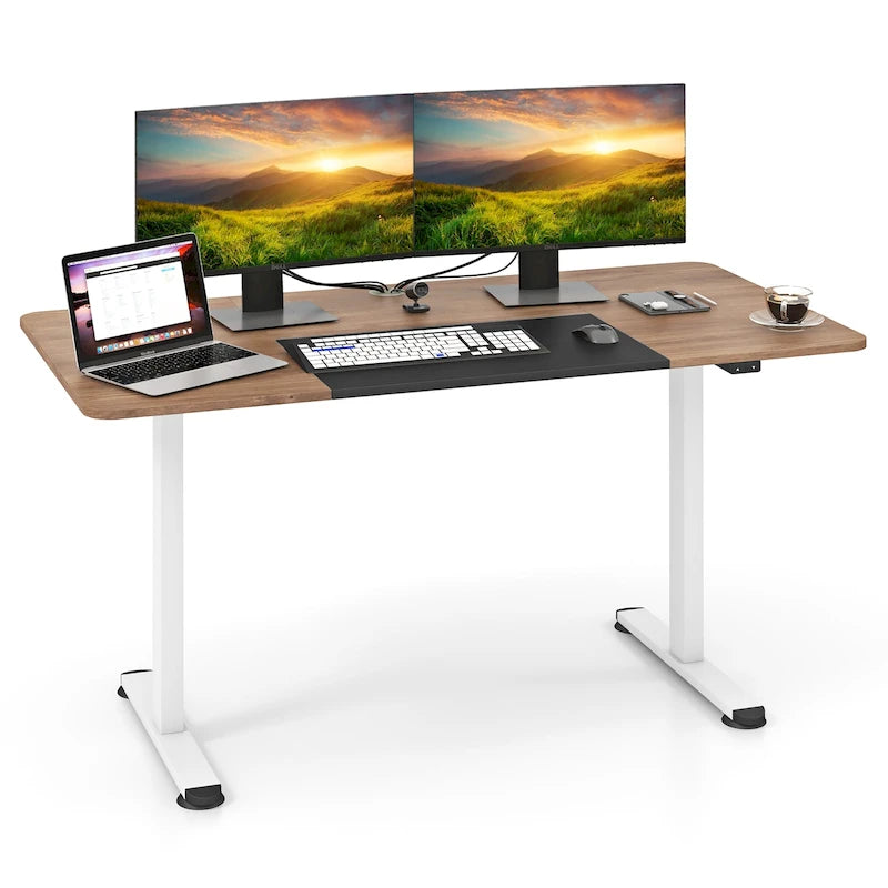 55 Electric Standing Desk Height Adjustable Home Office Table