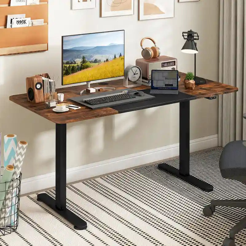 55 Electric Standing Desk Height Adjustable Home Office Table