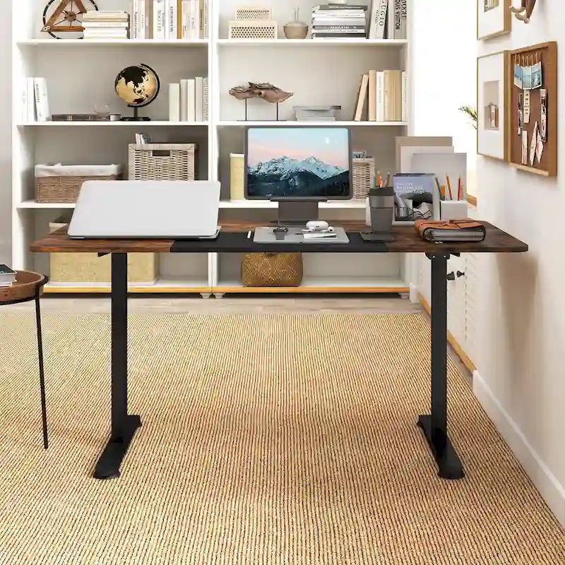 55 Electric Standing Desk Height Adjustable Home Office Table