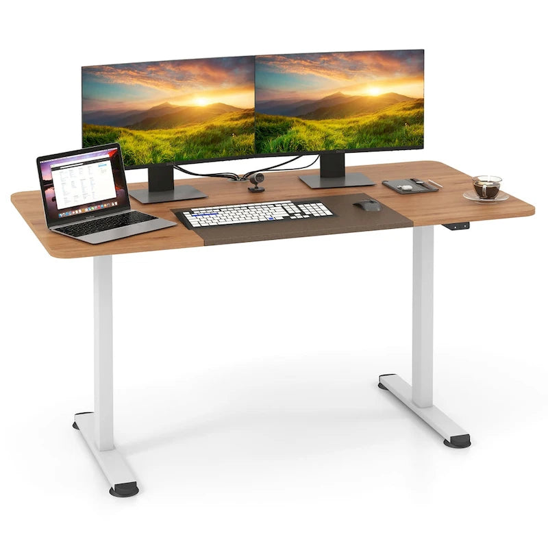 55 Electric Standing Desk Height Adjustable Home Office Table