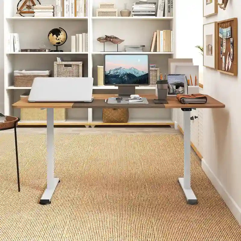 55 Electric Standing Desk Height Adjustable Home Office Table