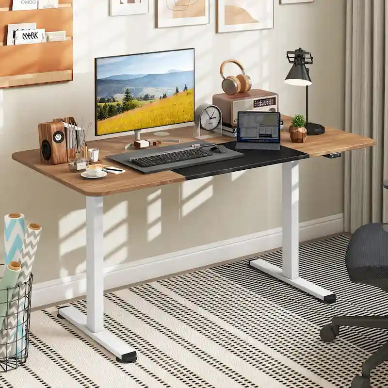 55 Electric Standing Desk Height Adjustable Home Office Table
