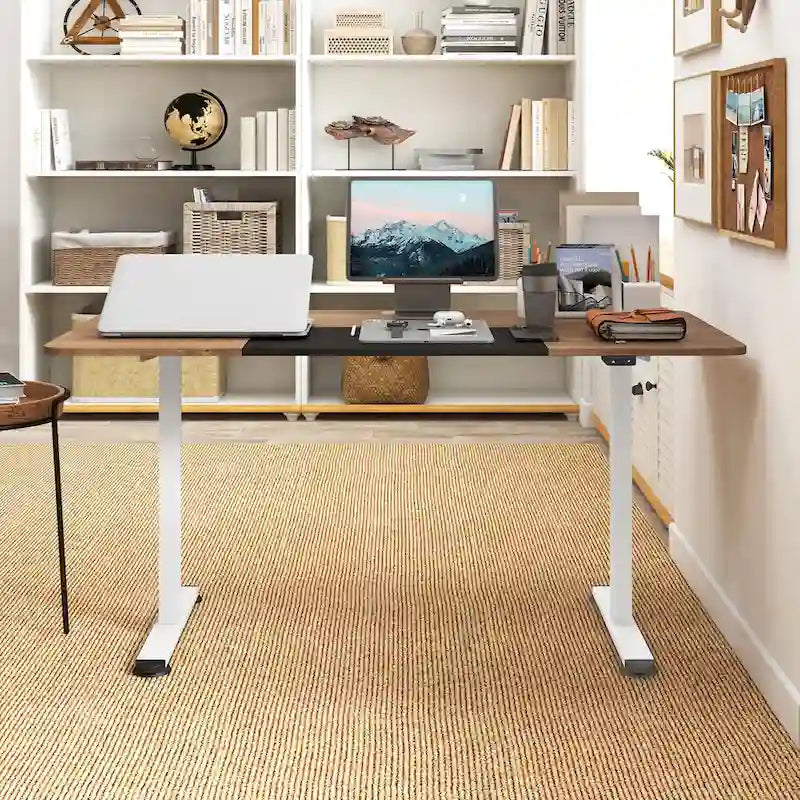55 Electric Standing Desk Height Adjustable Home Office Table
