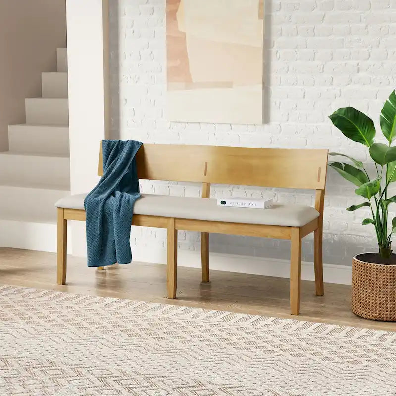 Wood Dining Bench