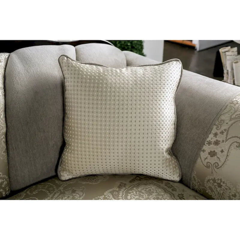 Traditional Chenille Upholstered Sofa