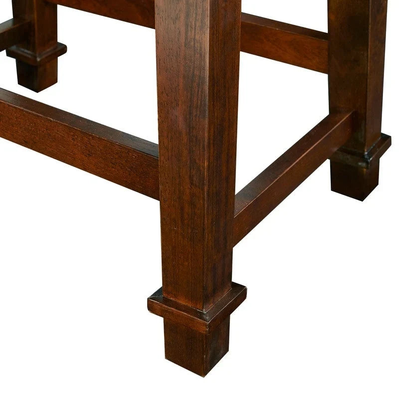 Black Faux Leather Backless 31.01 - inch Bar Stool