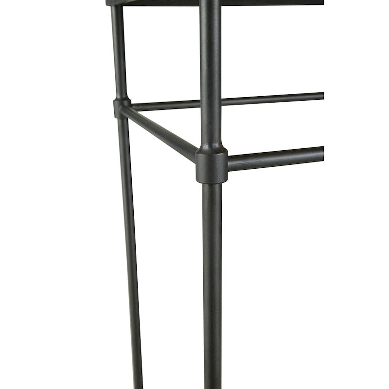 74 Mango Solid Wood and Metal Sofa Console Table - 74 inches long x 14 inches wide x 35.5 inches high