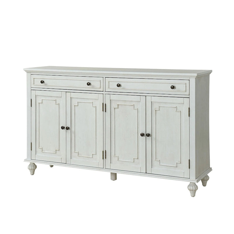 58Traditional Wide 2 Drawer Sideboard with Adjustable Shelves