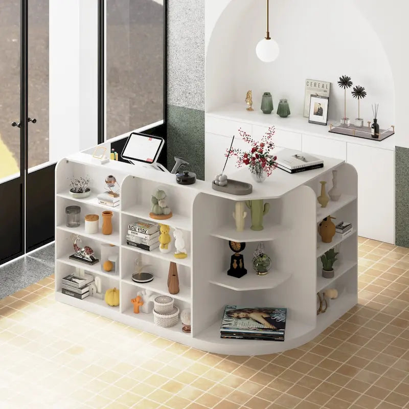 Reception Desk Storage Offices and Clinics Workstaiton Welcome Desk