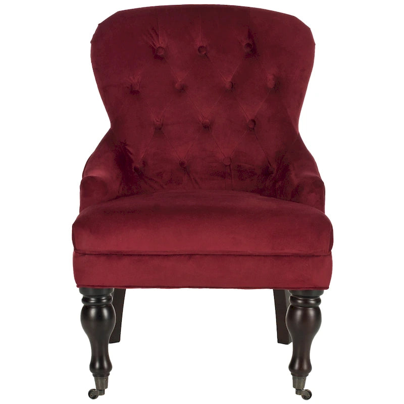 Tufted Beige Petite Arm Chair - 23.6 x 28.7 x 34.6 - 24Wx29Dx35H