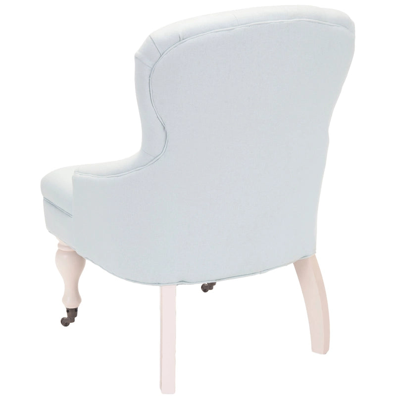 Tufted Beige Petite Arm Chair - 23.6 x 28.7 x 34.6 - 24Wx29Dx35H