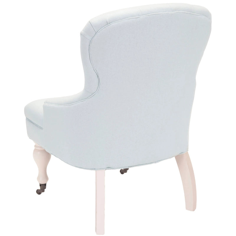 Tufted Beige Petite Arm Chair - 23.6 x 28.7 x 34.6 - 24Wx29Dx35H
