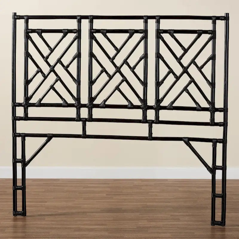 Bohemian Rattan Size Standalone Headboard
