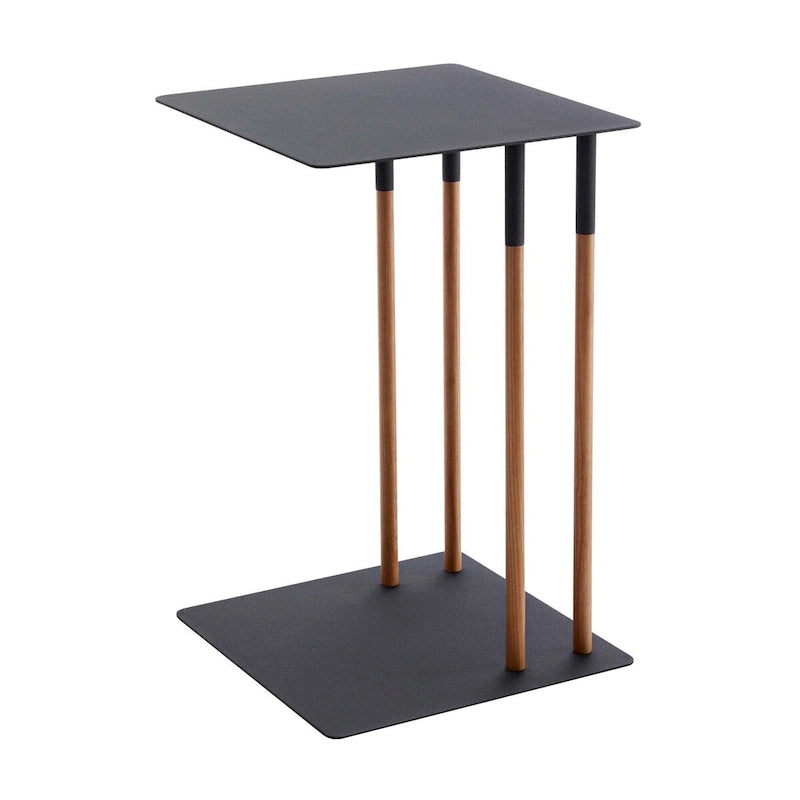 C Side Table , Steel , Holds 11 lbs - L 13.78 x W 13.78 x H 21.65 inches
