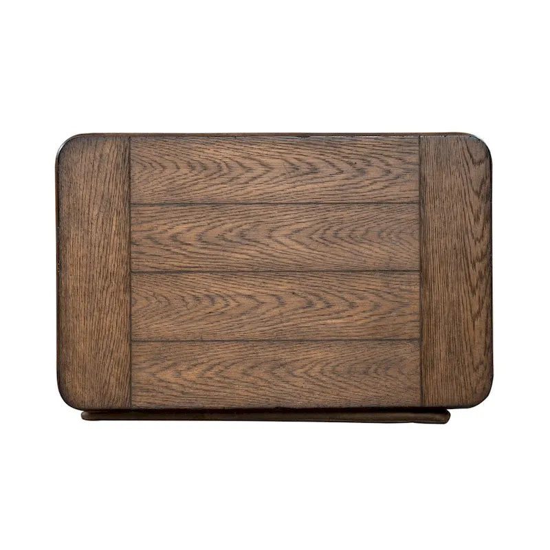 Chairside Table with Oak Wood