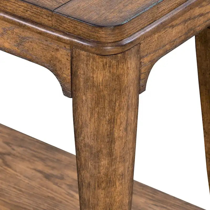 Chairside Table with Oak Wood