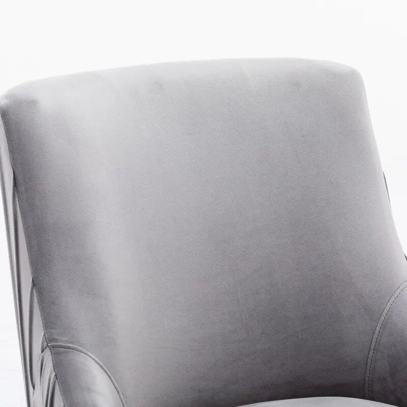 Modern Glam Velvet Dining Chair Set of 8 for Dining Room , Tufted Vanity Chair for Living Room (no table)