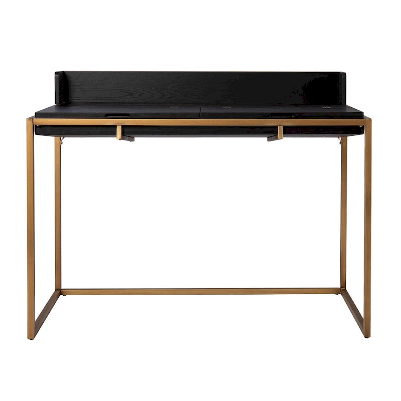 Modern Simple Style Office Desk , Writing Desk , Flip - Top Desk w/ Storage